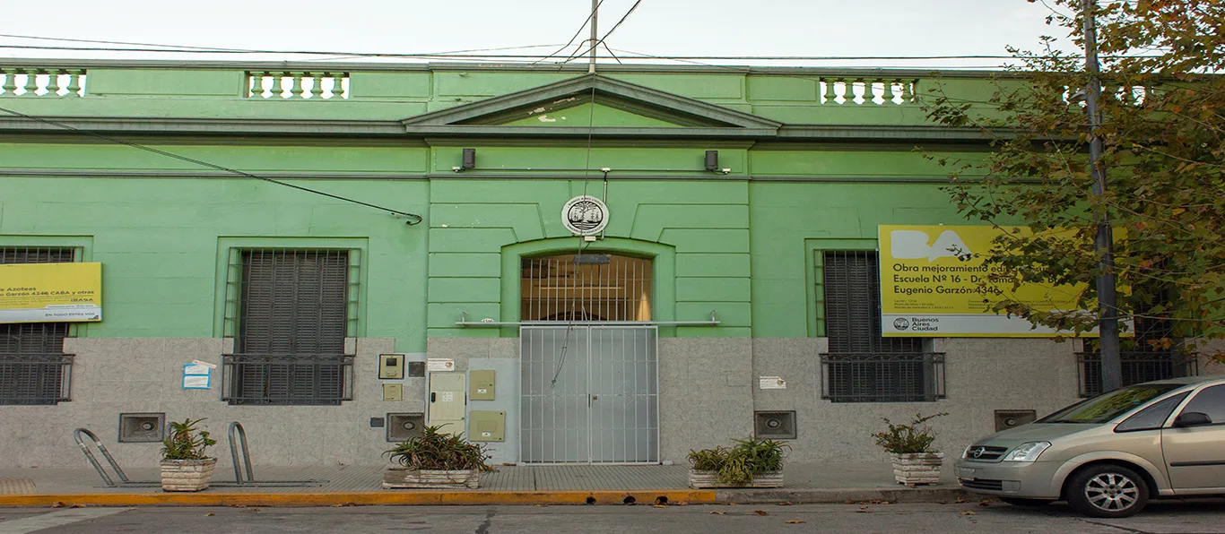 Fachada de Jardín de Infantes Nucleado C N.º 8 D.E. 13 «Niños Latinoamericanos»