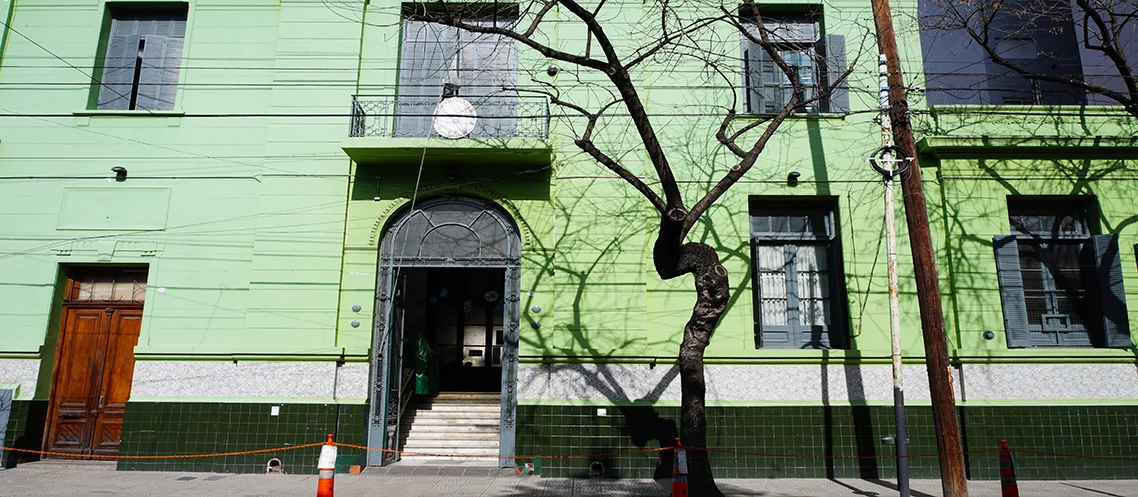 Fachada de Escuela Primaria Común N.º 9 D.E. 11 «José María Paz»