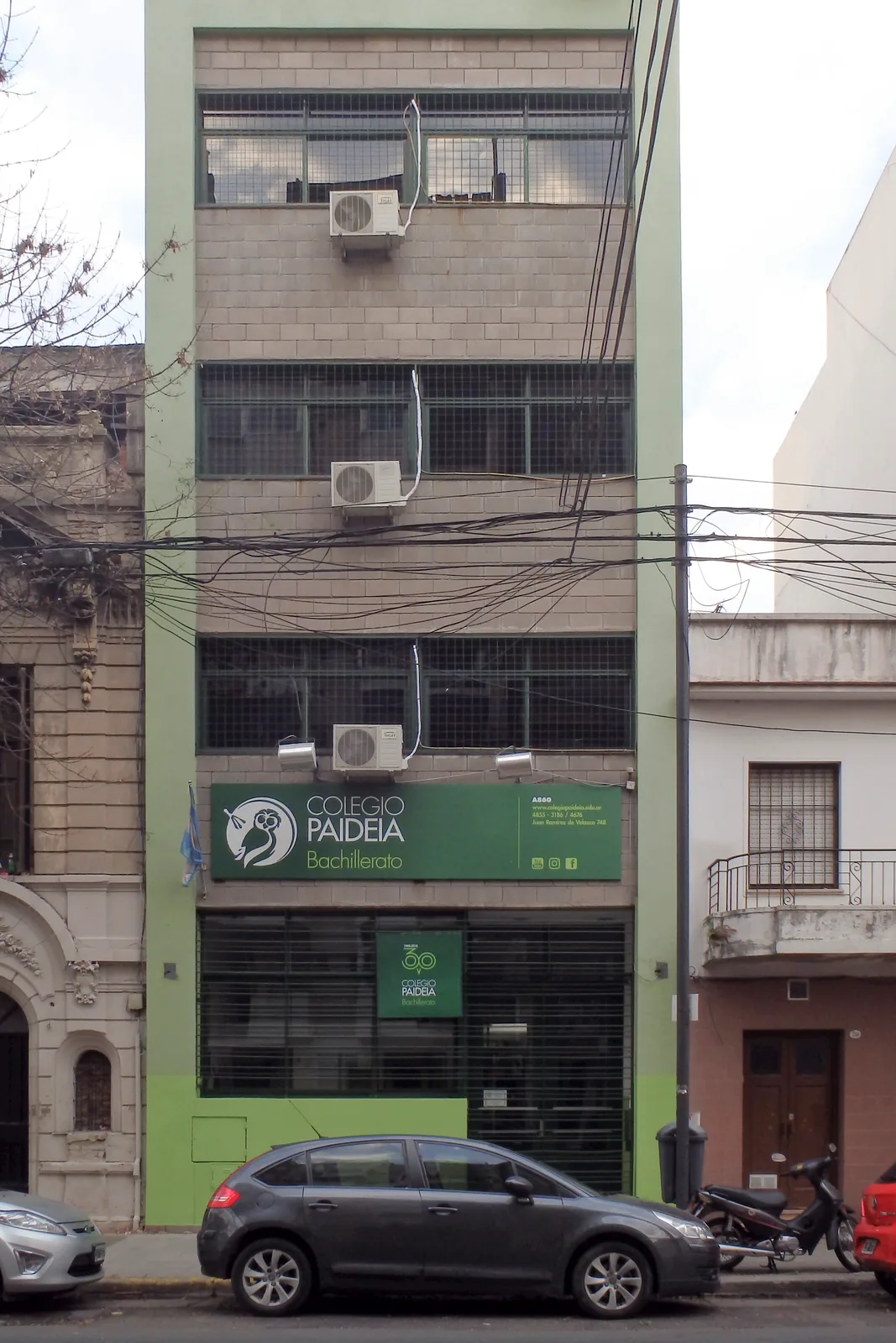 Fachada de Colegio Paideia