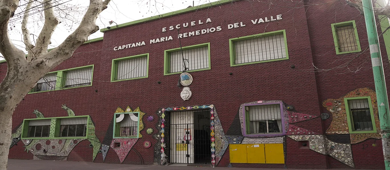 Fachada de Jardín de Infantes Nucleado A N.º 9 D.E. 19 «La Calesita de Pompeya»