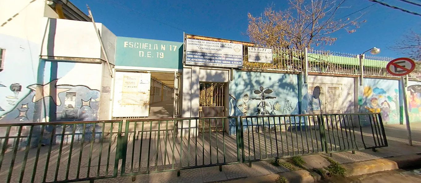 Fachada de Escuela Primaria Común N.º 18 D.E. 19 «San Juan Bautista de la Salle»