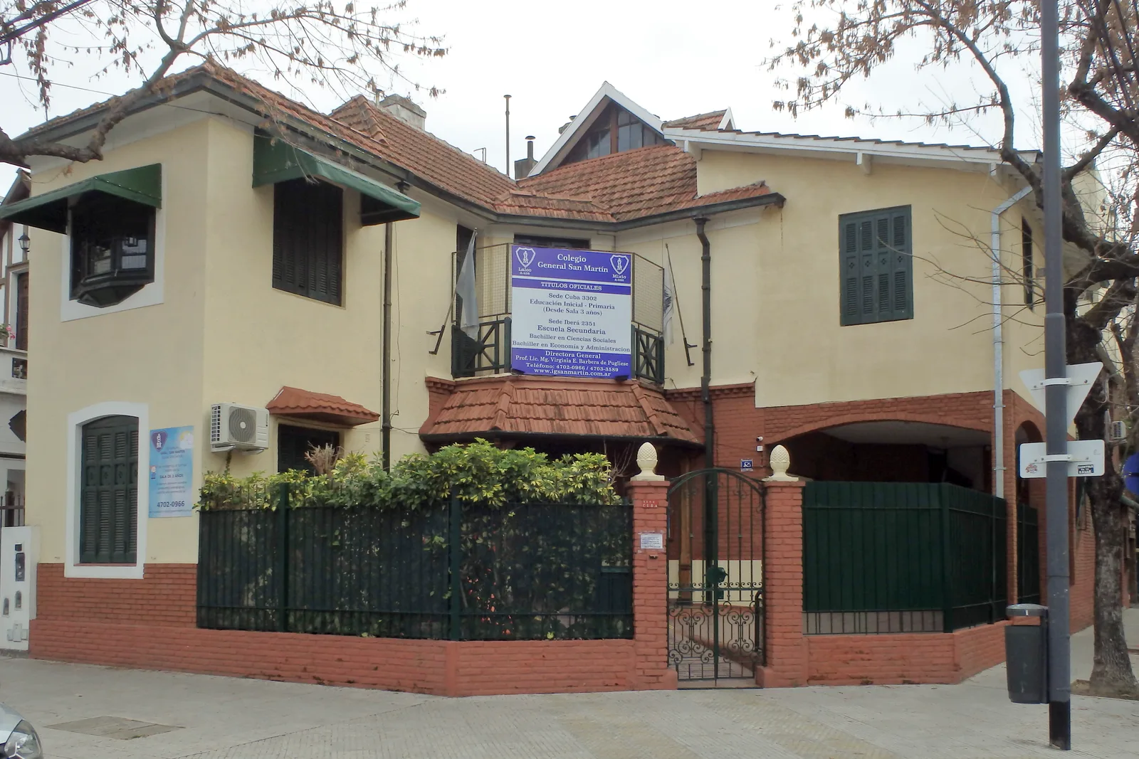 Fachada de Instituto Gral.san Martín