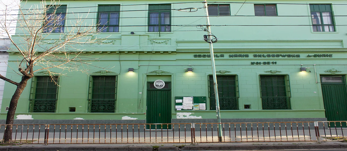 Fachada de Jardín de Infantes Nucleado A N.º 20 D.E. 11 «Baldomero Fernández Moreno»