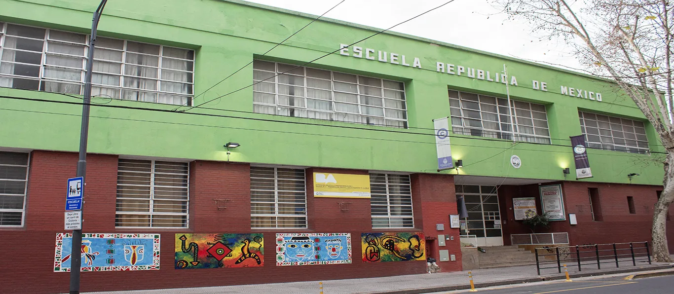 Fachada de Jardín de Infantes Nucleado D.E. 17 «Alicia Moreau de Justo»