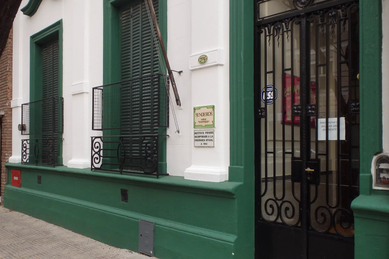 Fachada de Instituto Psicopedagógico Senderos