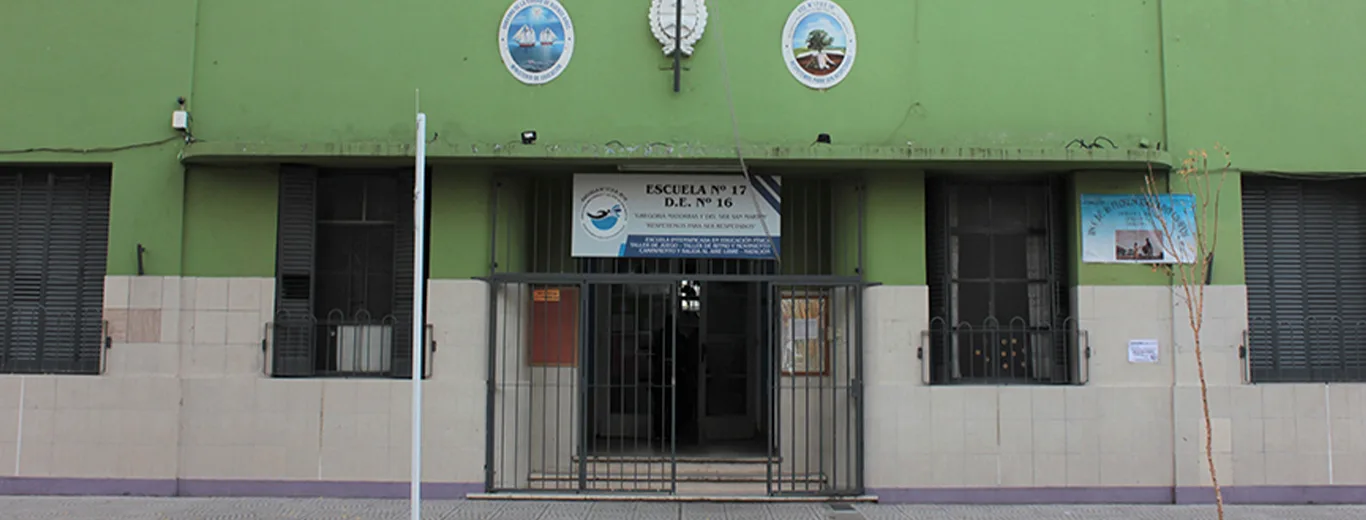 Fachada de Jardín de Infantes Nucleado C N.º 17 D.E. 16 «Florencio Molina Campos»