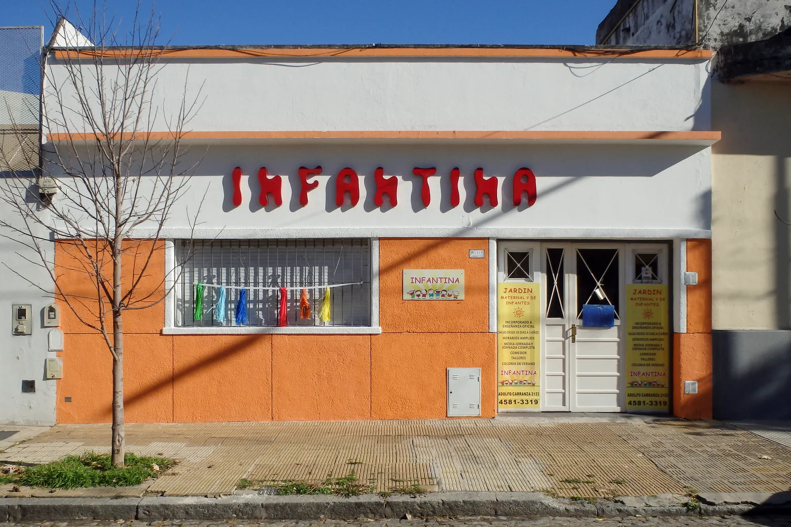 Fachada de Colegio del Sendero Infantina