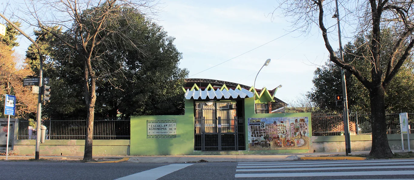 Fachada de Jardín de Infantes Integral N.º 4 D.E. 14 «Jardín de los Árboles»